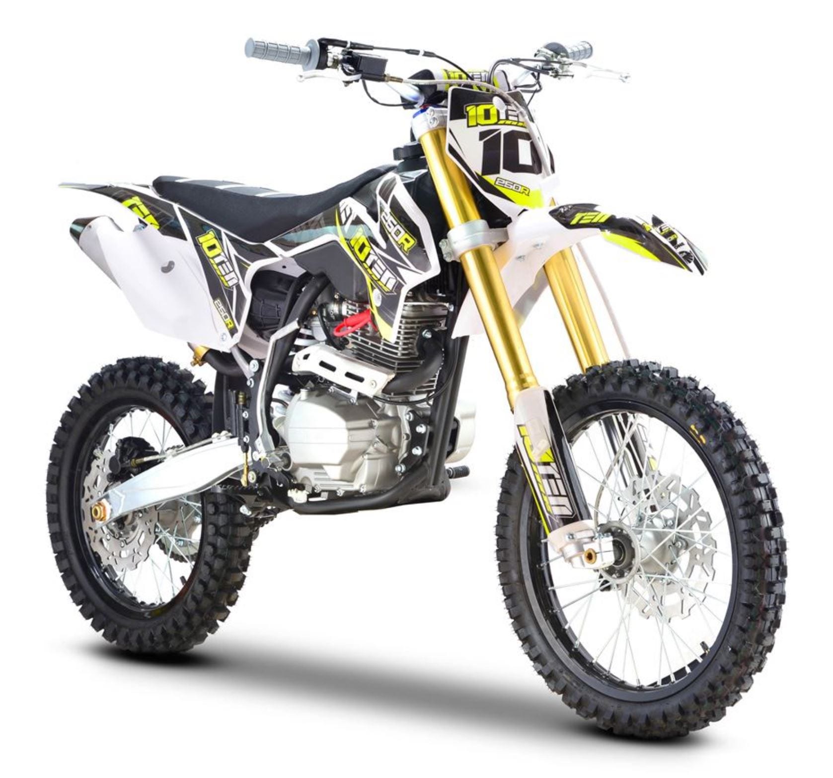 10Ten 250R Dirt Bike available at Extreme Quads, Holbeach
